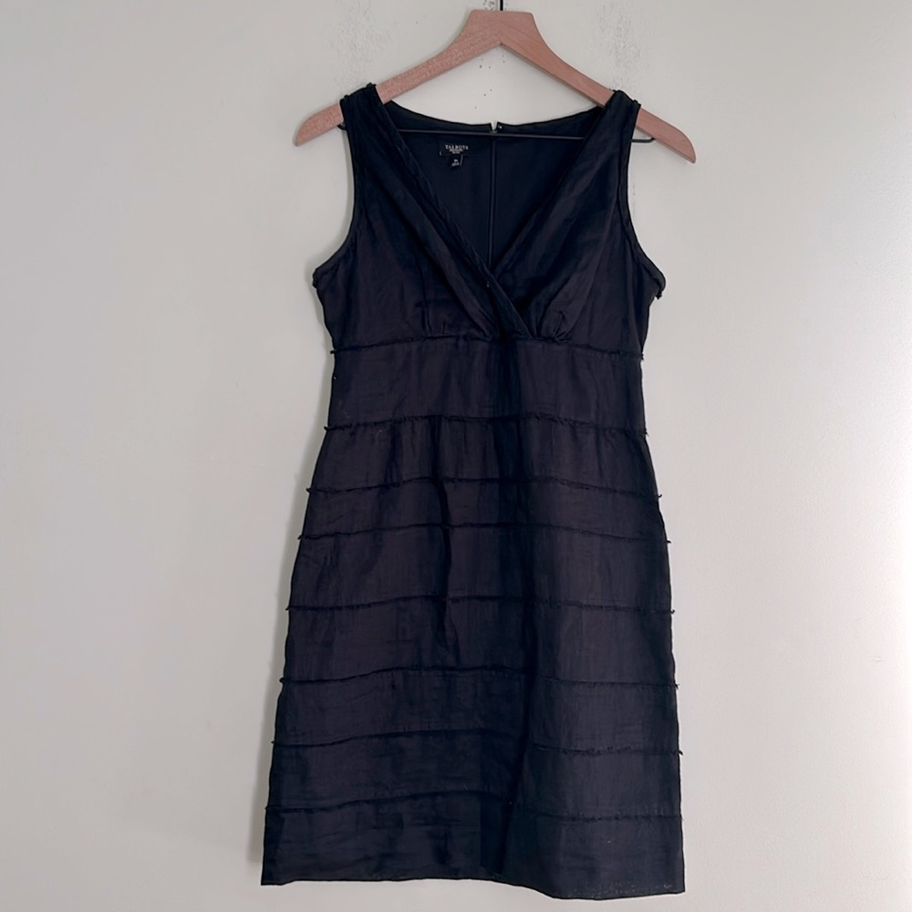 Talbots Linen Sleeveless Midi Dress